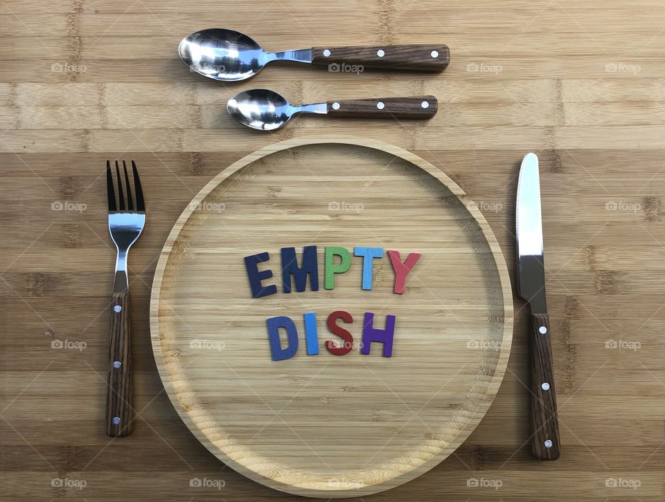 Empty dish