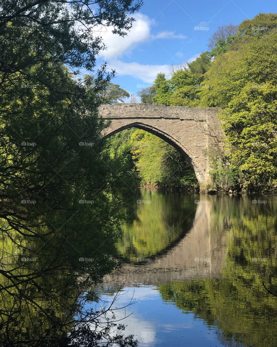Brig o' Balgownie. Oldest bridge in the UK. Mentioned in Lord Byron's poem, Don Juan. 