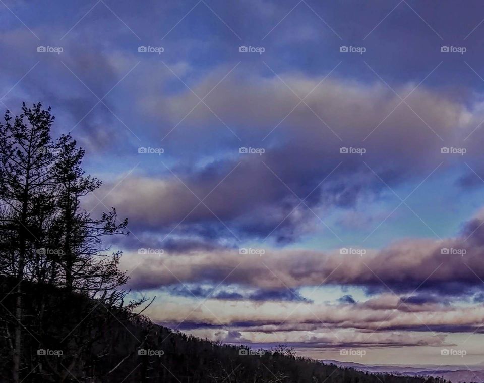 Rolling clouds and sweeping vistas