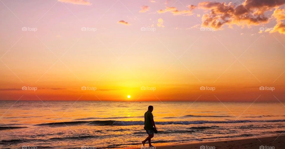 Paseando por la playa