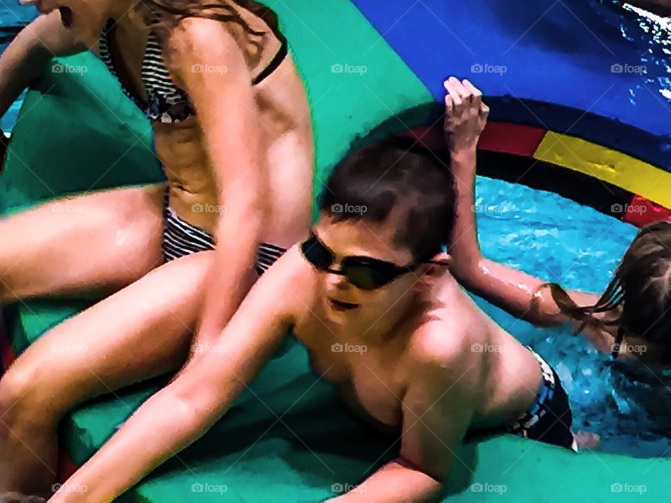 Children playing in Water