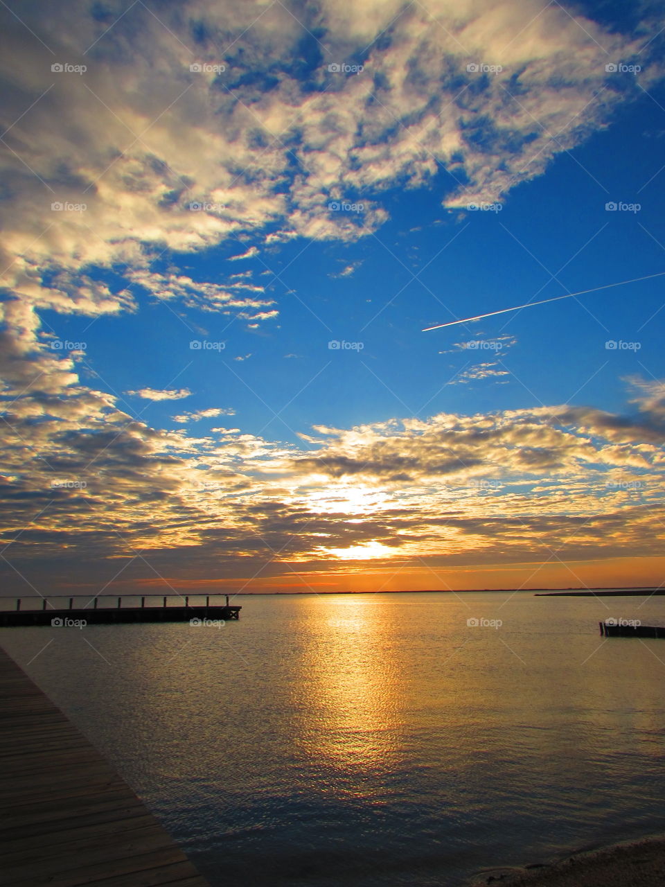 Water, Sunset, Dawn, Reflection, Sea