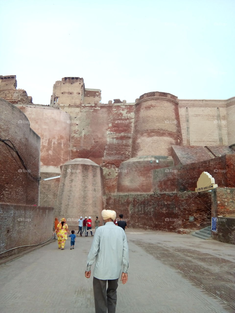 an ancient fort of Bathinda city- a monument protected by Govt Of India.