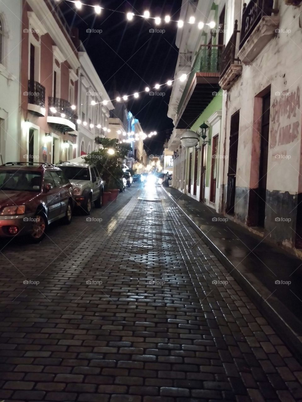 Old San Juan, Puerto Rico nigh