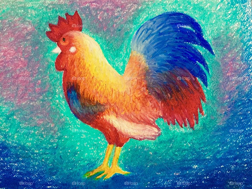 My chicken painting