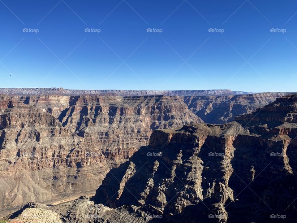 View of the Grand Canyon from Guano Point in Peach Springs Arizona 