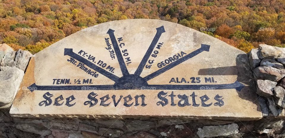 Seven States plaque