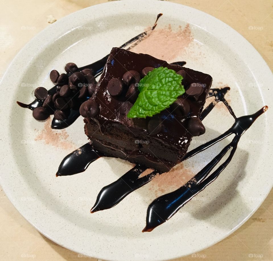 Chocolate cake, Gourmet 