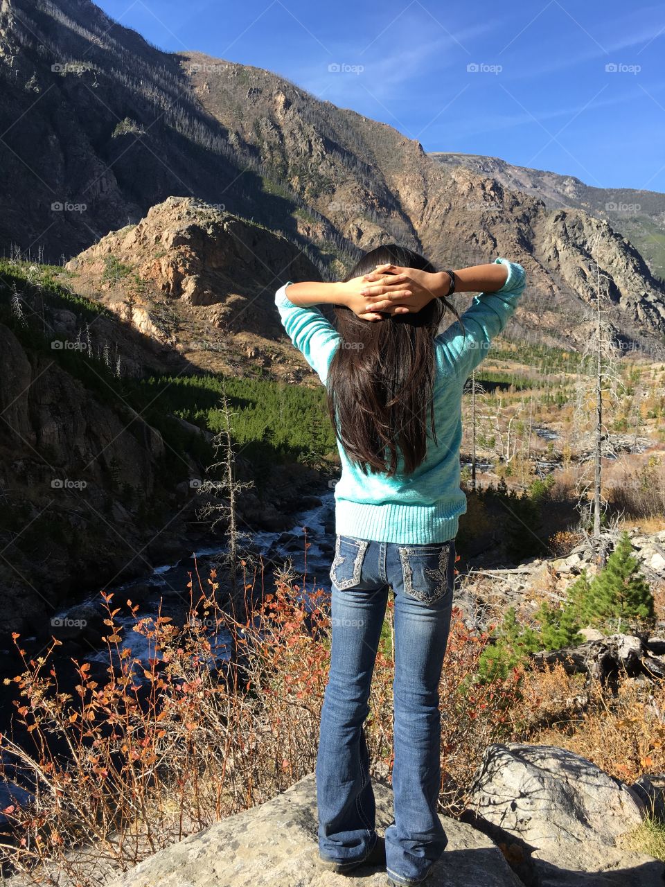 DKirby . Taking in the view on a fall hike in the Beartooth mountains. 