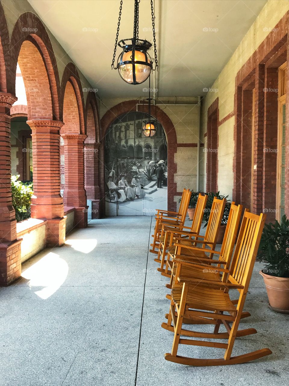 Gallery of the once Ponce de Leon Hotel, now Flagler College - Saint Augustine 