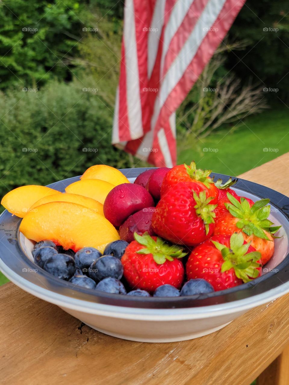 Fresh summer fruit