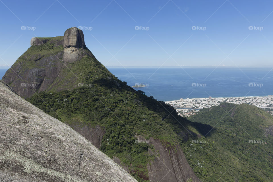 Pedra da Gávea in  Rio de Janeiro Brazil.