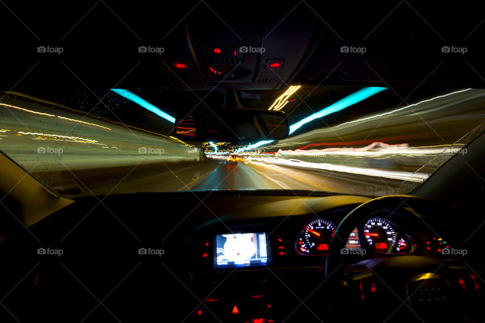 street car night lights by perfexeon