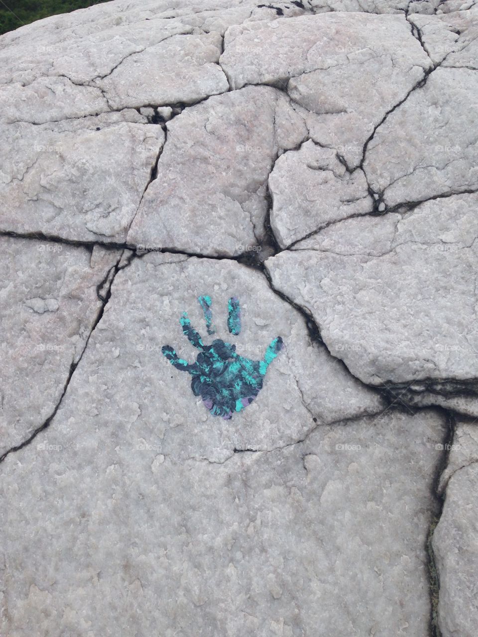 Creative hand left behind 