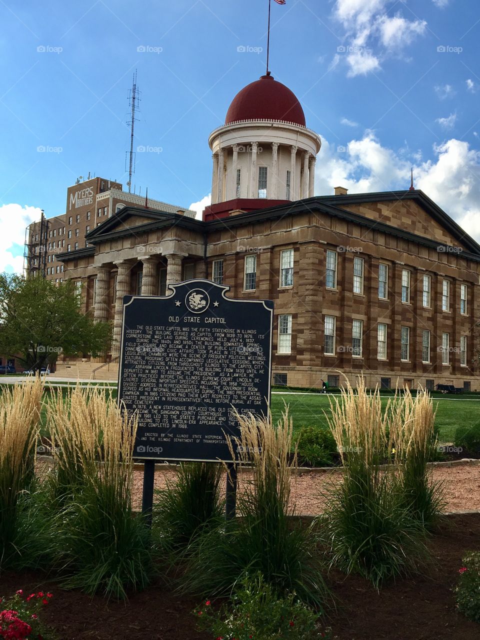 Old Capitol Building in Springfield, Illinois 