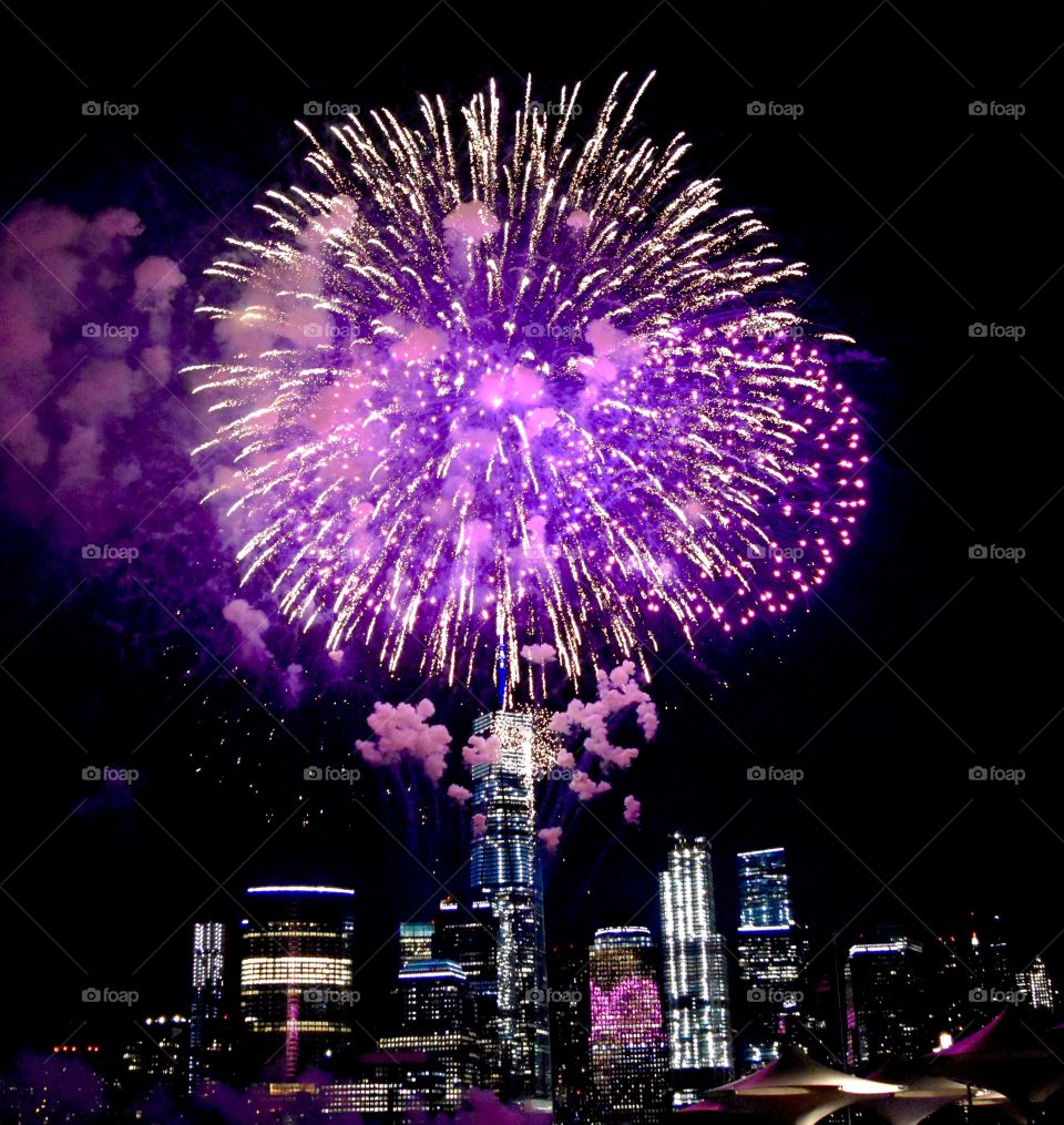 Festival, Fireworks, Light, Explosion, No Person