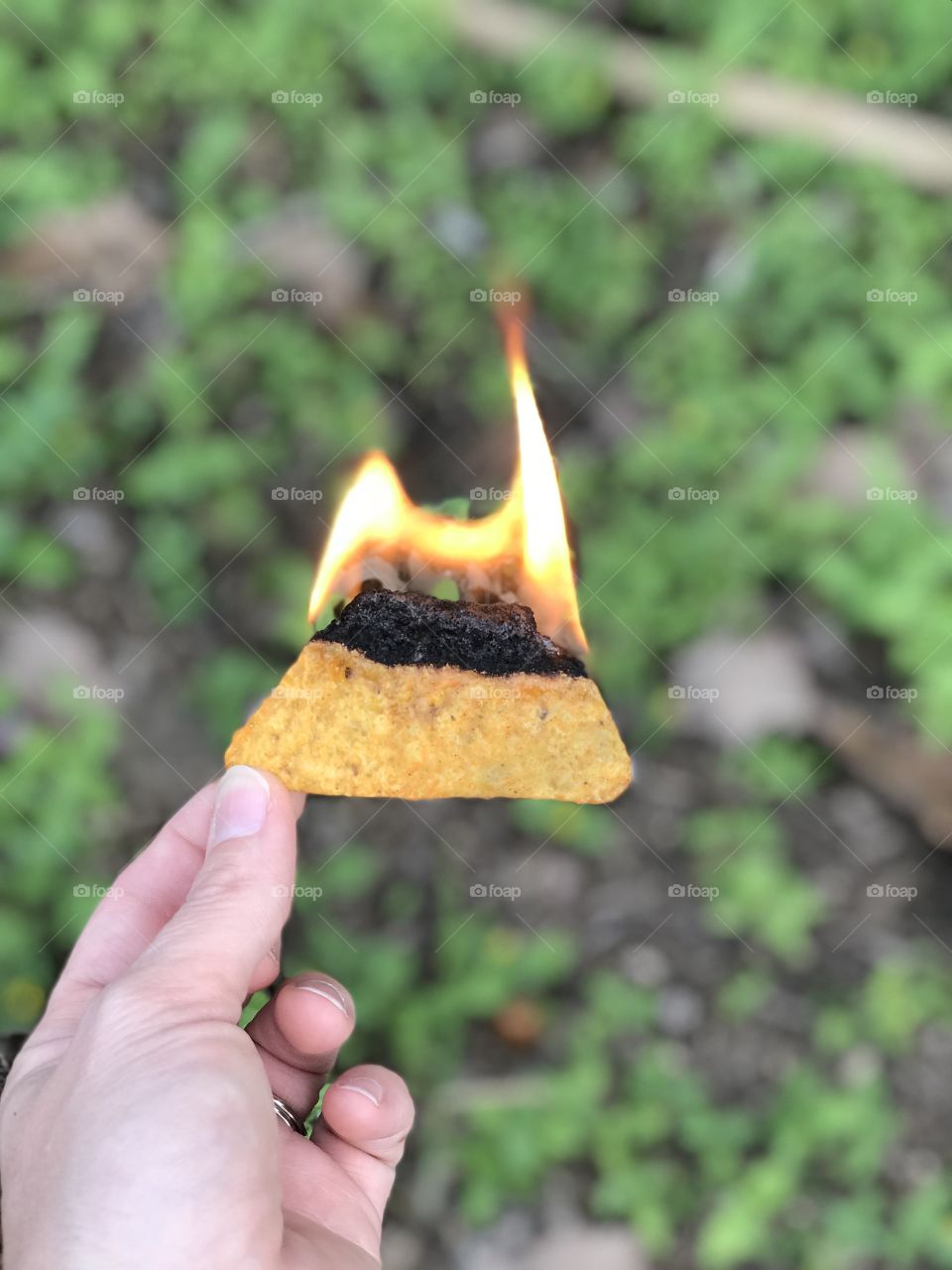 Flaming chip 
