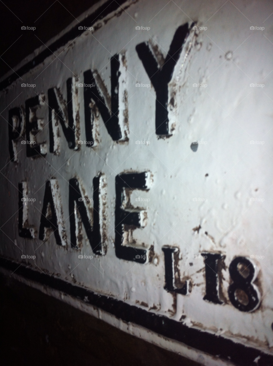 sign lane penny beatles by garnett79