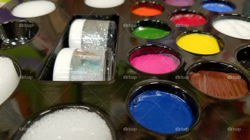 Facial art paint set