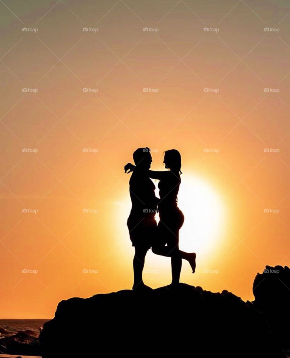 Silhouette of love 