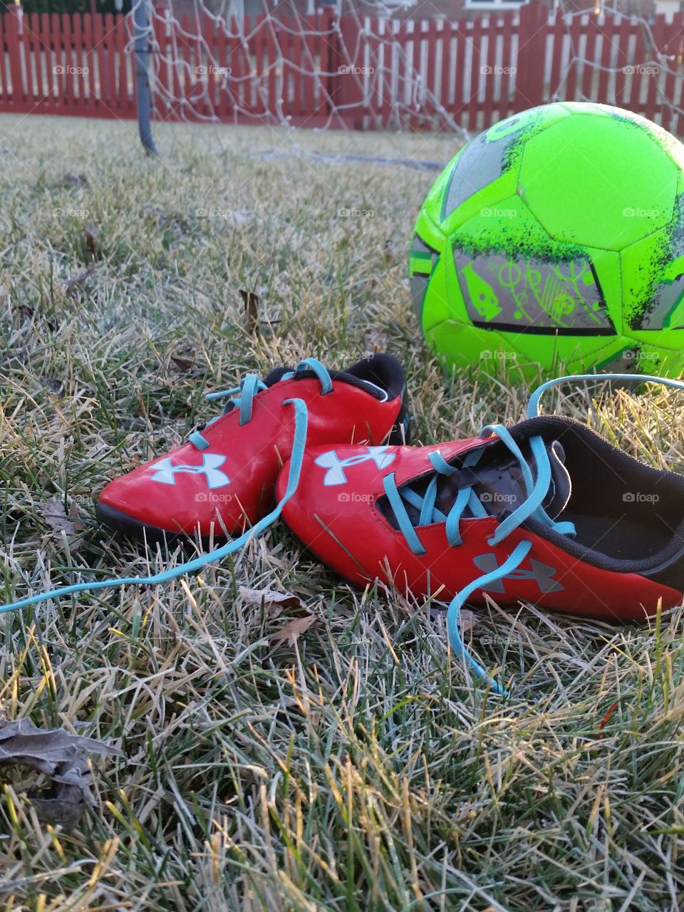 red cleats