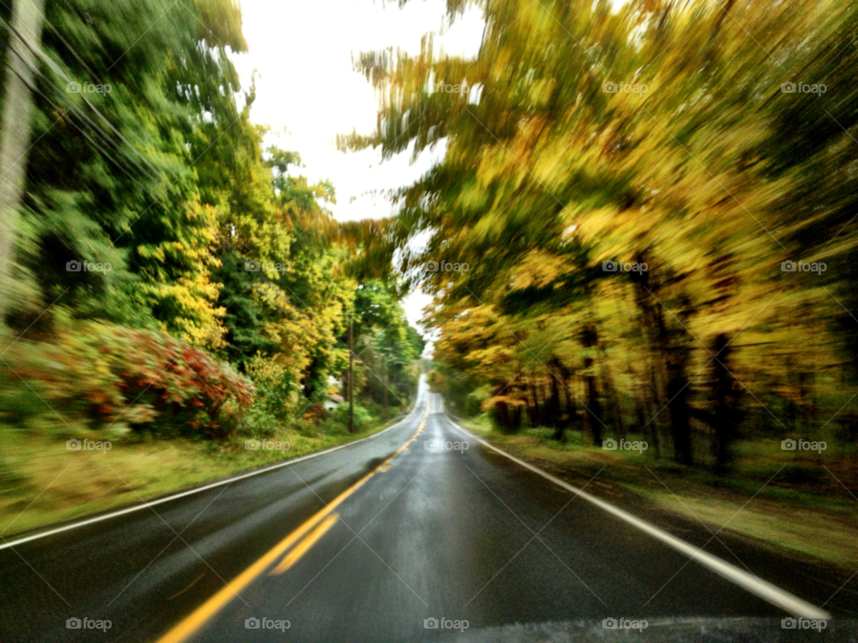 colors driving road fall by bcpix