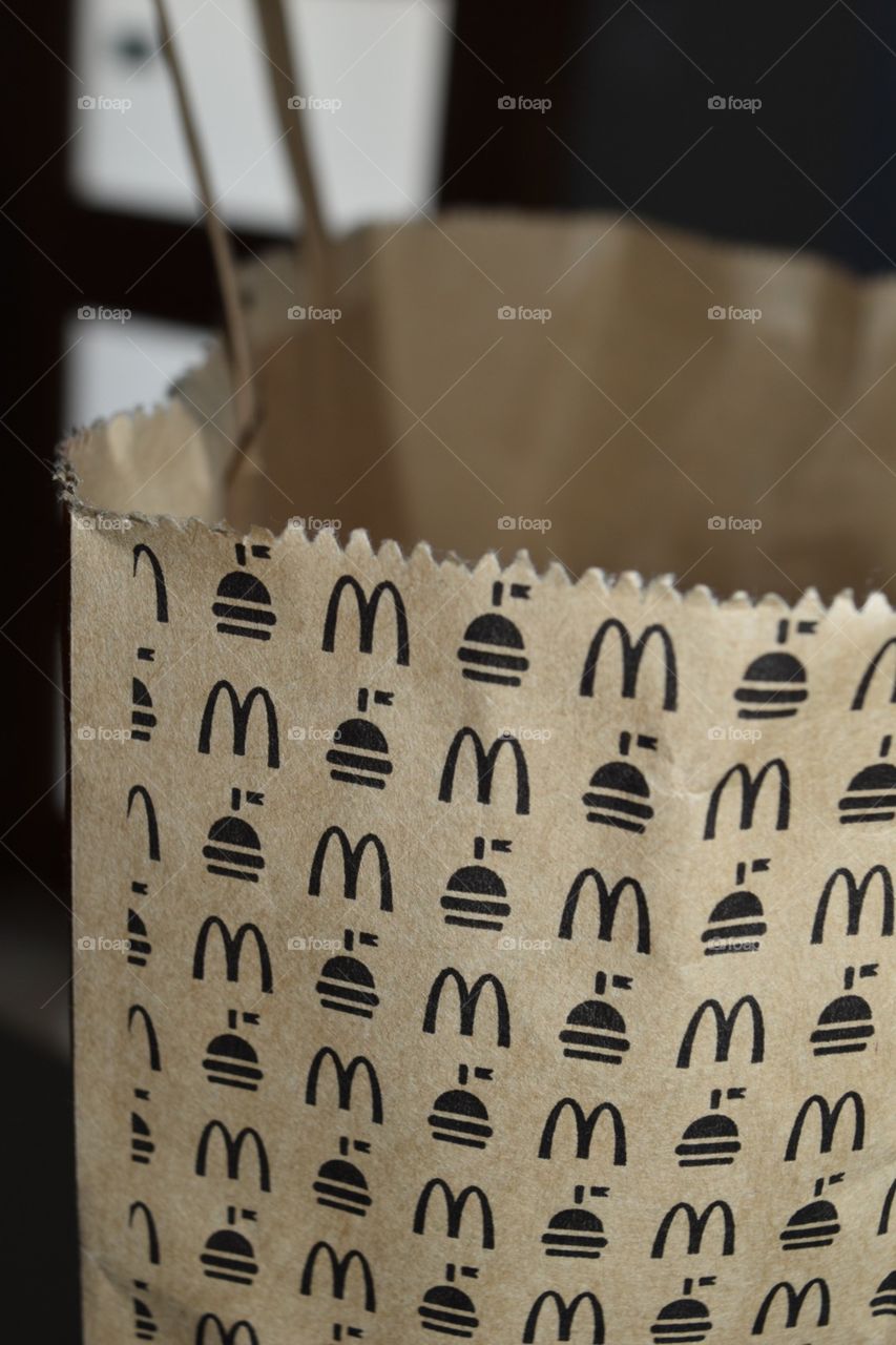 McDonald’s gourmet paper bag