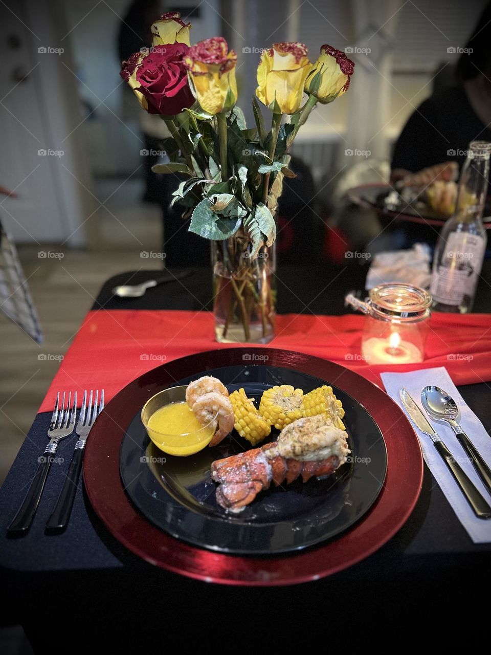 Sweetest Day dinner ideas. Hosted in house. This was just an appetizer. Delicious and creative. 