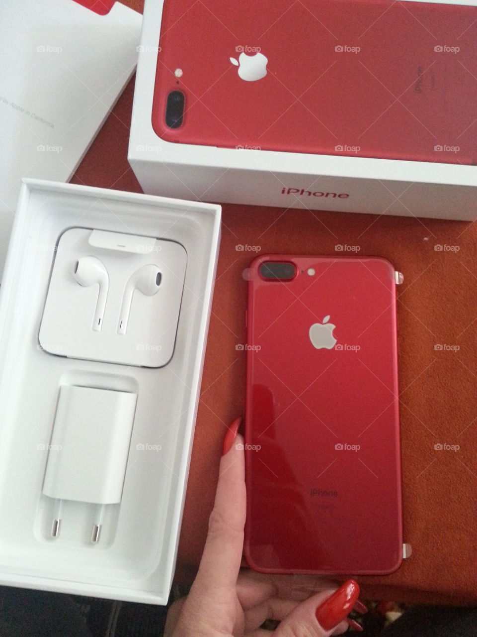 My iPhone 7 plus red ❤️💋