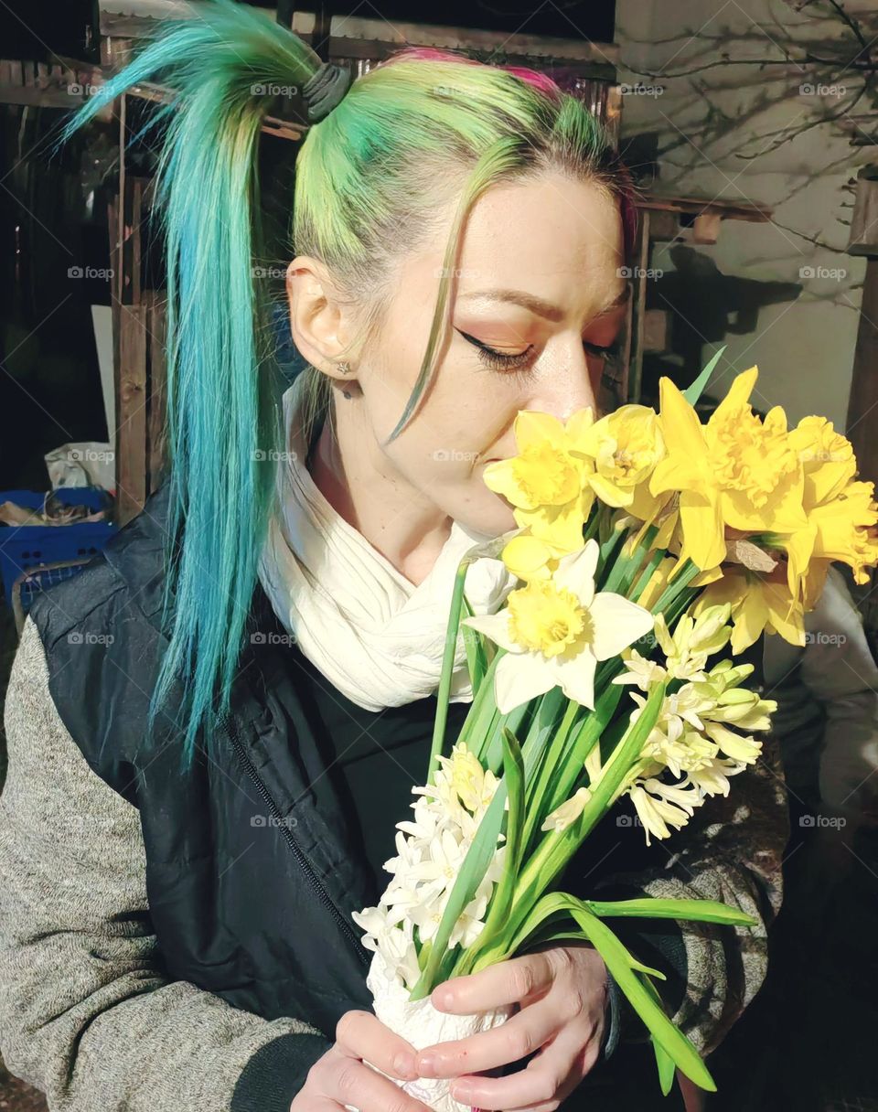 Enjoying the moment! 🌷❤️