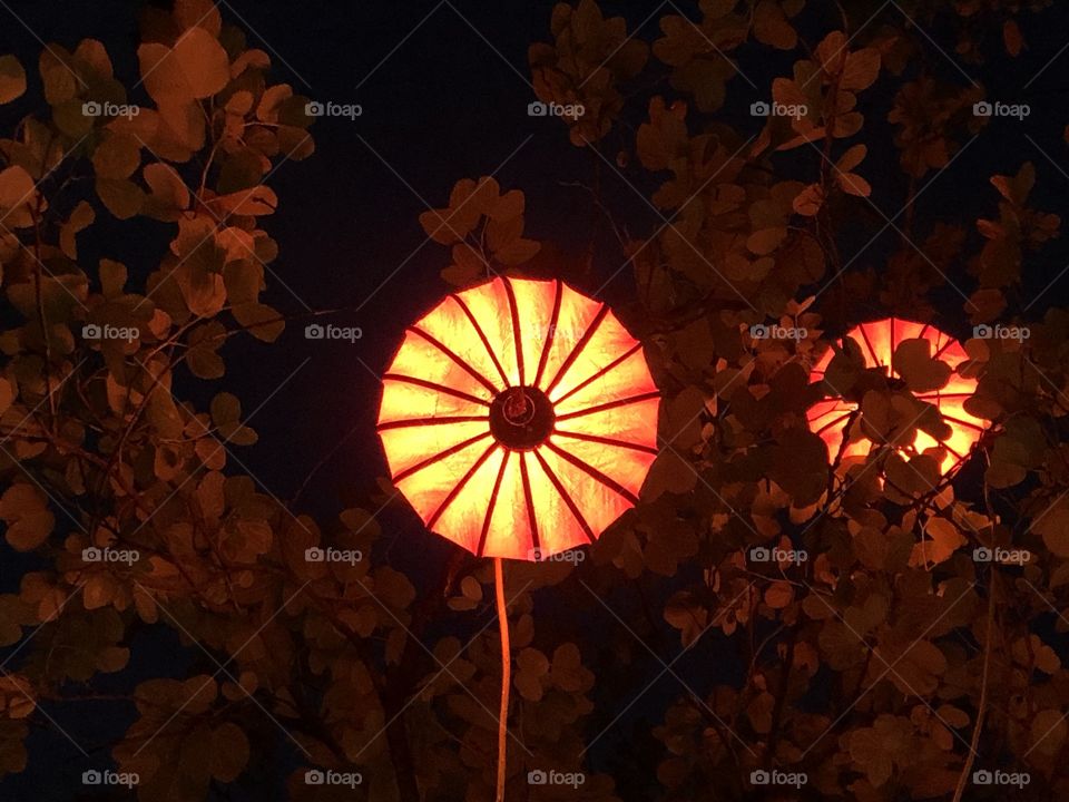 Brilliant full moon in August