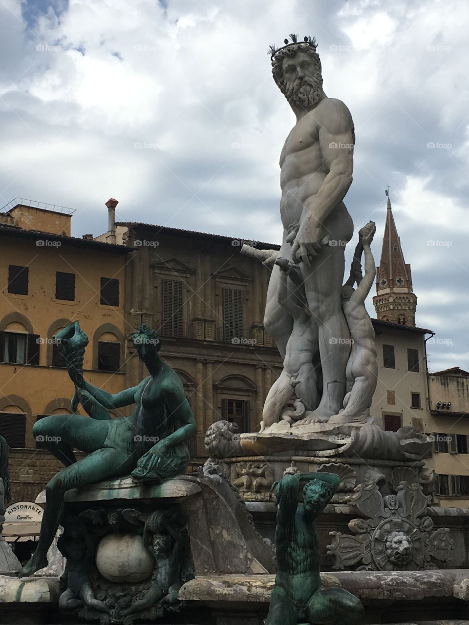 Fontana di Nettuno, Firenze, Toscana, Italia 