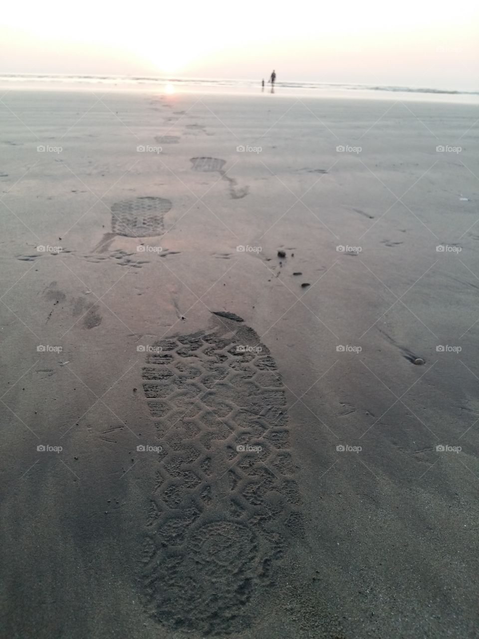 Footprints 
#footprints #foot #impression #sea