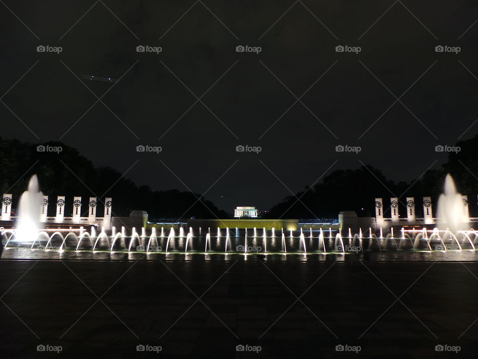 Lincoln Light. Vacation in Washington DC