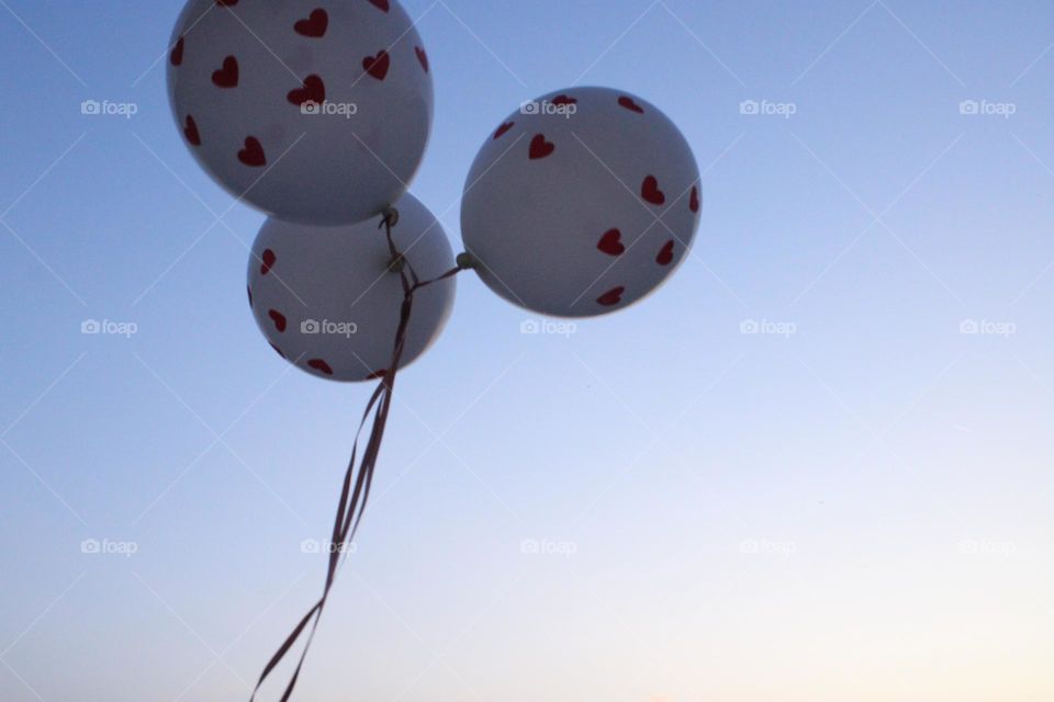 Balloons with hearts 🥰❤