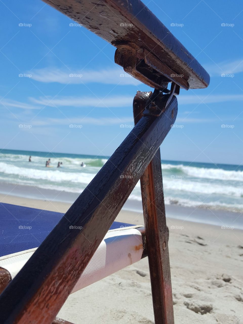 my point of view from my beach chair