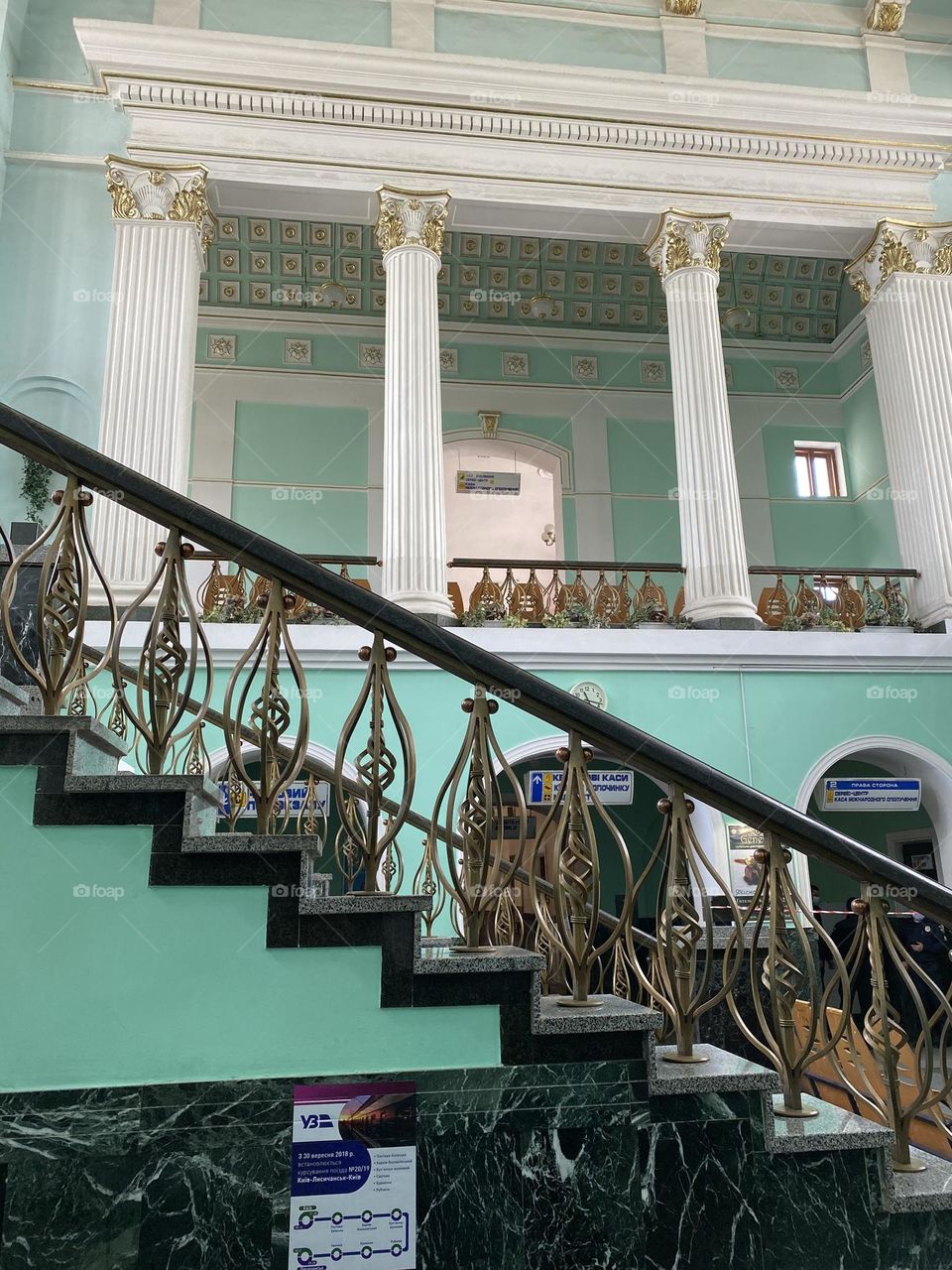 Architecture of train station 