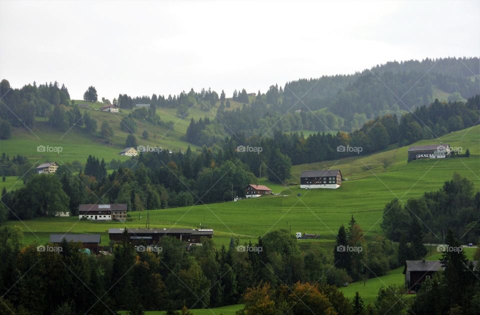 Mountains in Bavaria.