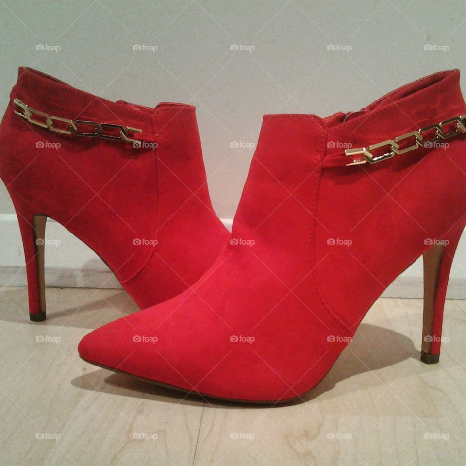 red boots