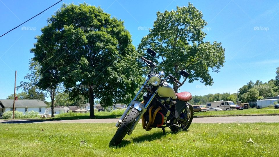 scenic motorcycle photo