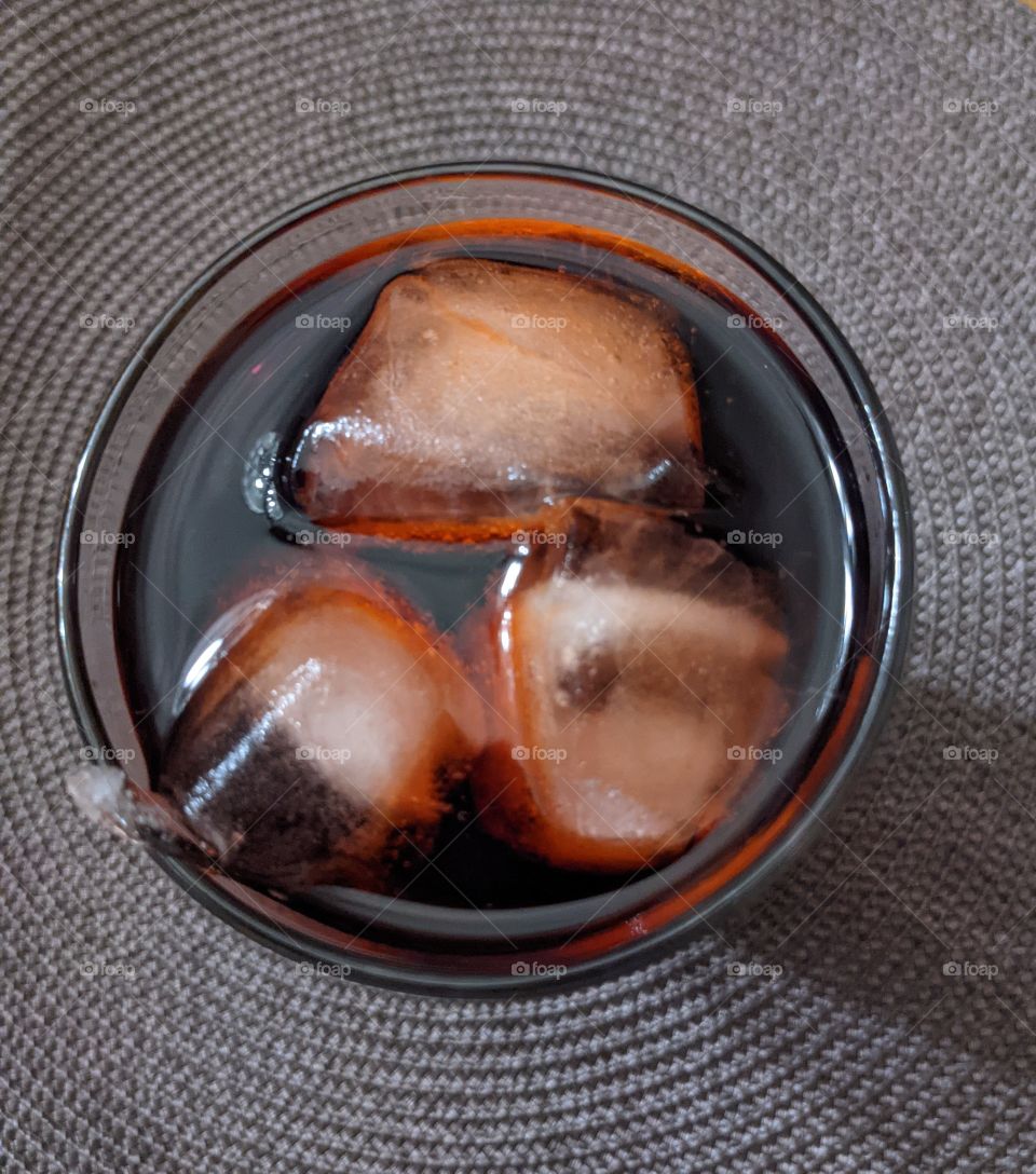 Three ice cubes