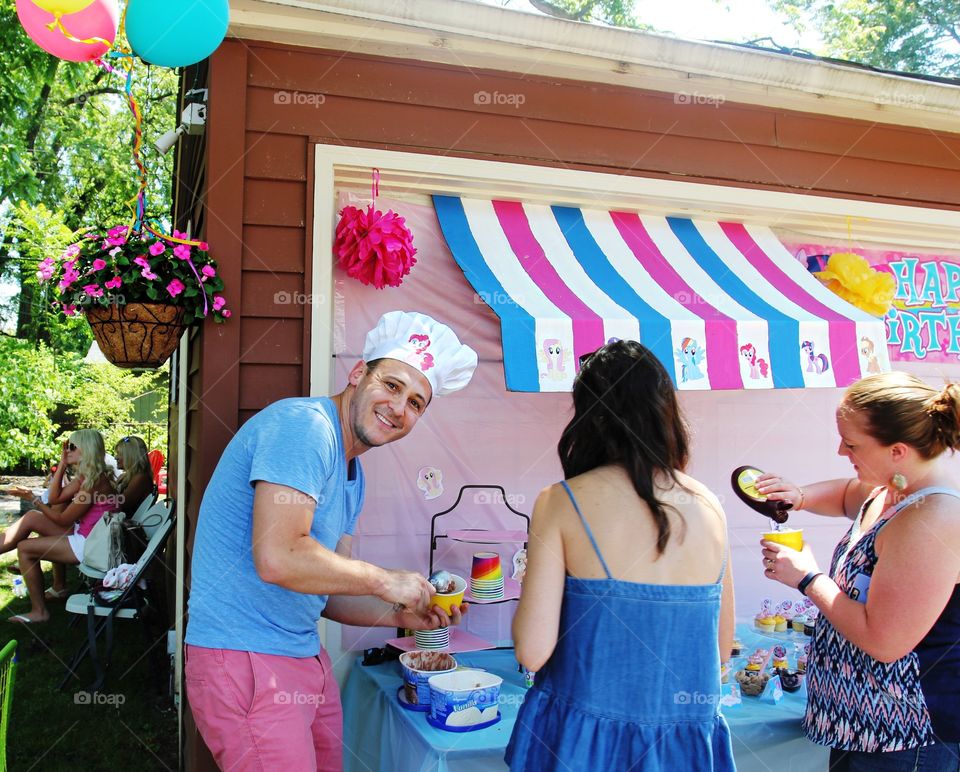 My little pony ice cream bar