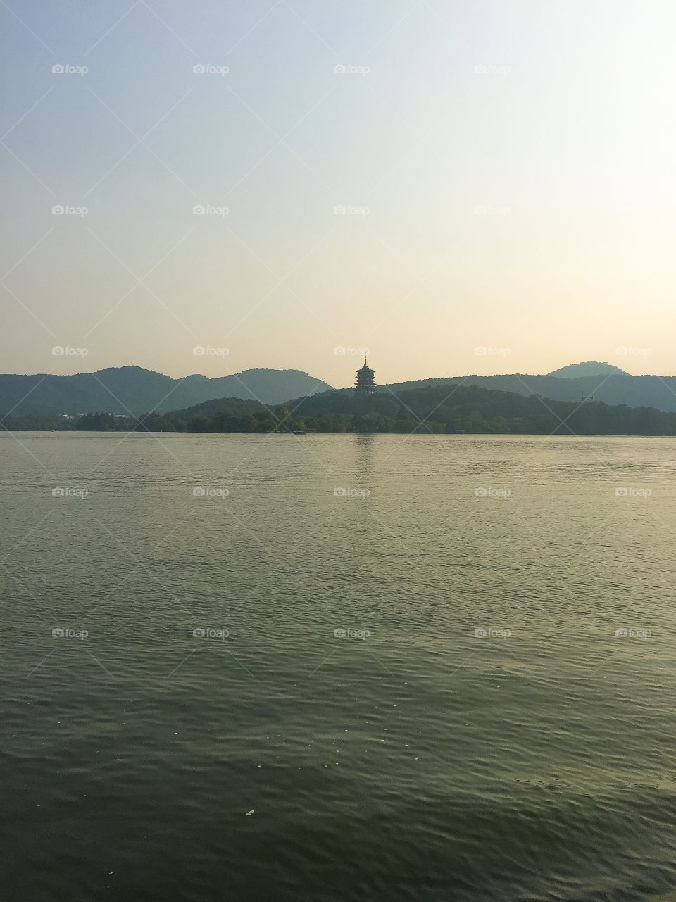 Temple on the lake