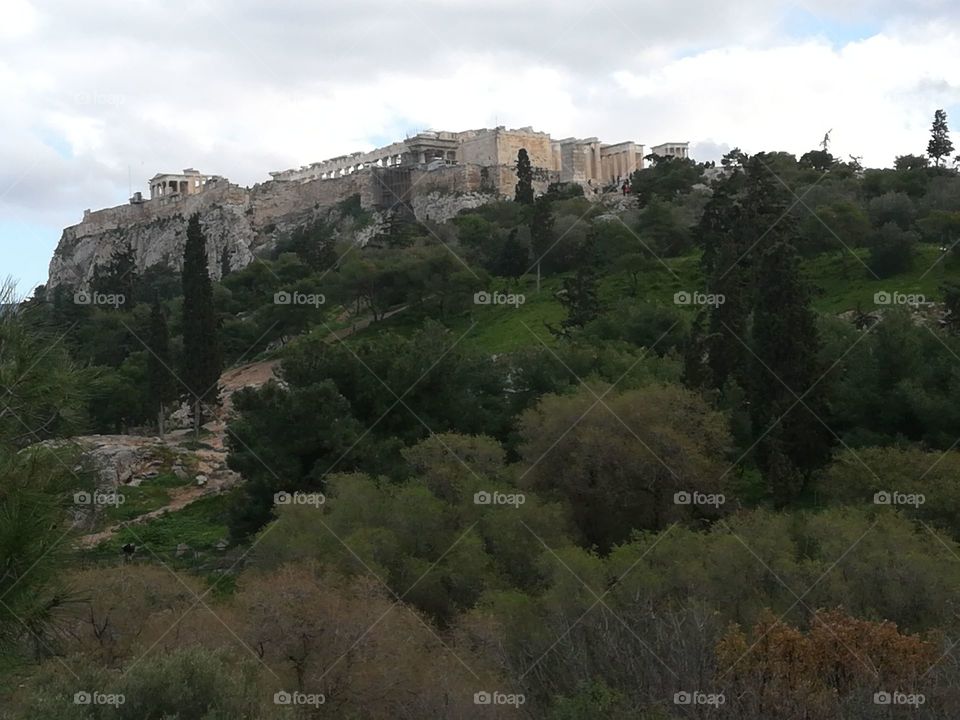 Acropolis of Athens from another point of view