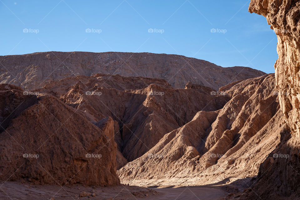 Mars surface, another planet, Canyon, Atacama Chile