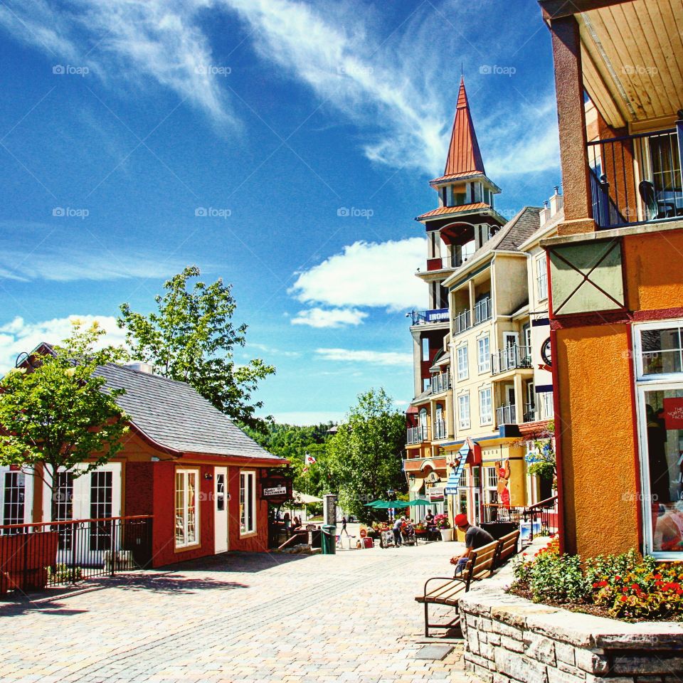 Mont Tremblant Village. Taken during my visit to Mont Tremblant Village