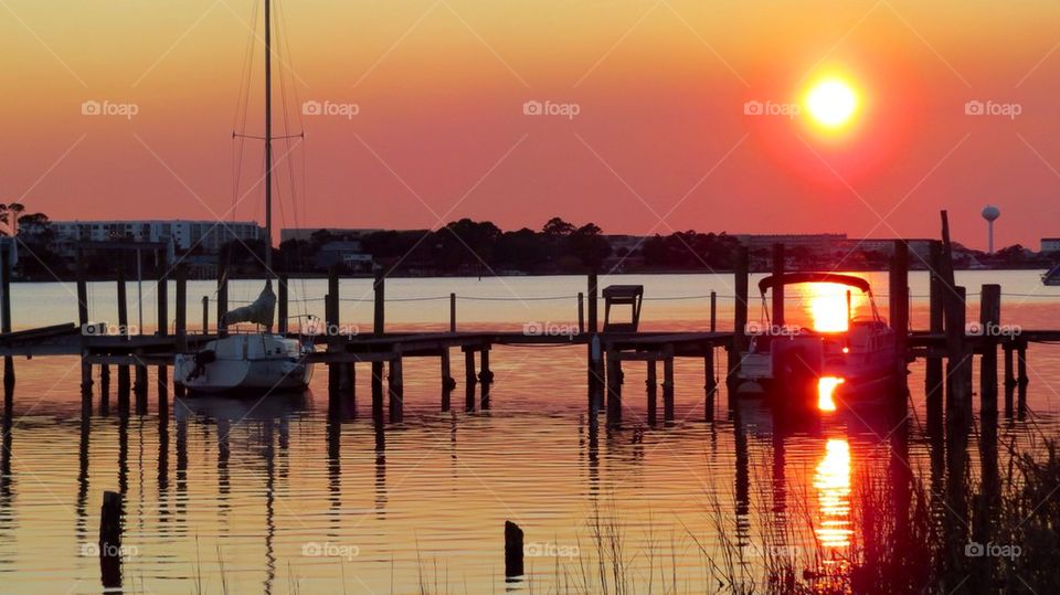 Golden dock