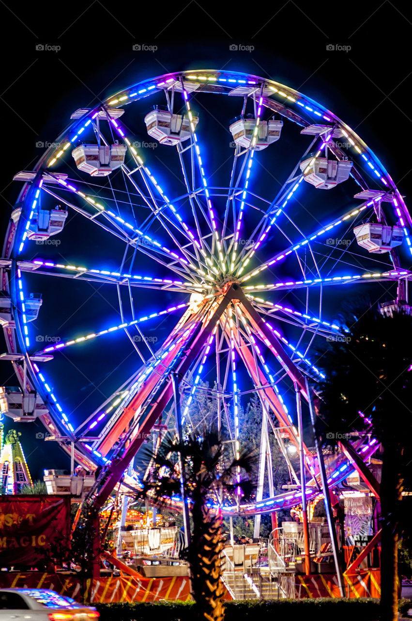Faris wheel. Local carnival