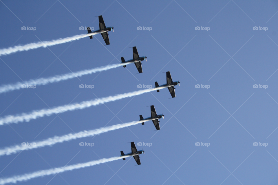 planes air show smoke trails stunt planes by leonbritton123