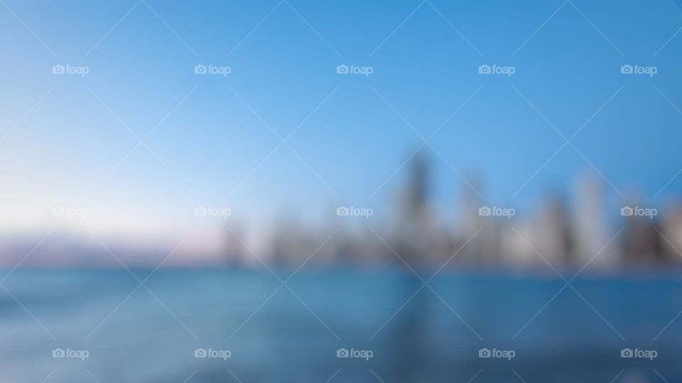 Defocused abstract background of cityscape